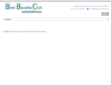 Tablet Screenshot of bestbenefitsclub.com